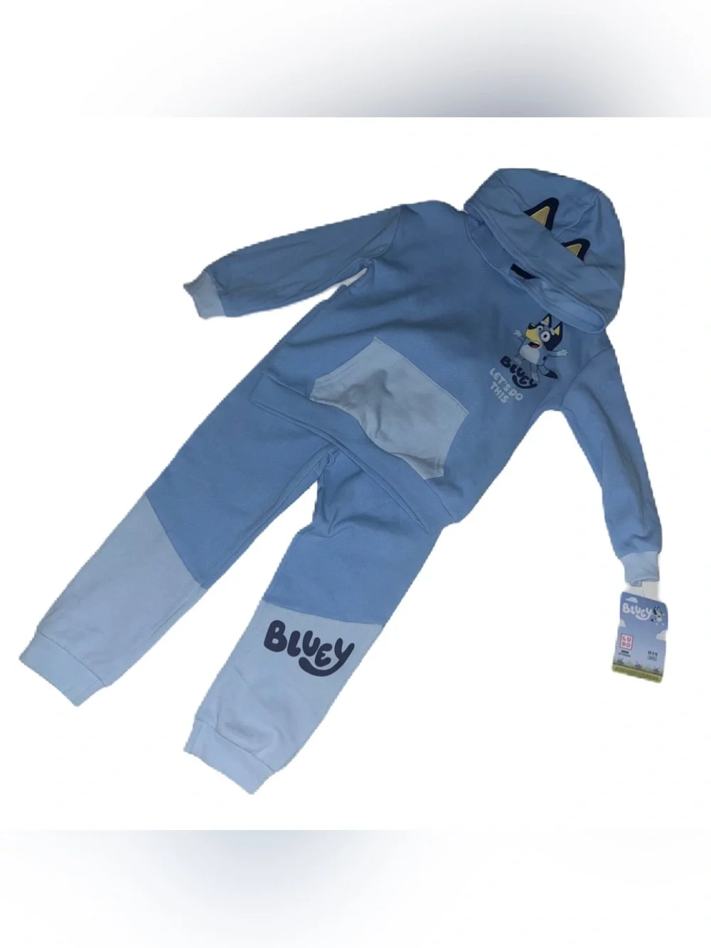 Bluey Matching Sweatshirt Hoodie & Sweat Pants Joggers Set 5T